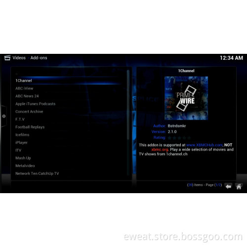 4k Full HD 1080p XBMC Realtek 1195 Android 4.4 3D media player